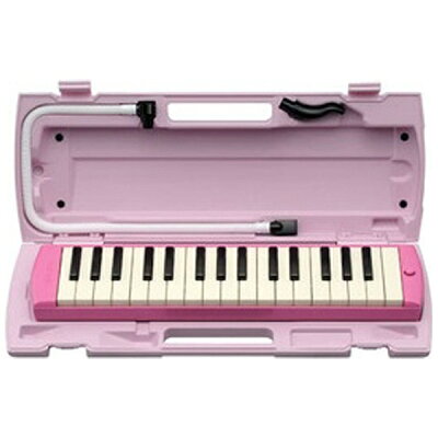 ヤマハ ピアニカ P-32EP ピンク 鍵盤数:32 音域:f～c''' 中空二重ブローケース・吹き口・卓奏用パイプ付 YAMAHA Pianica p32ep 鍵盤ハーモニカ
